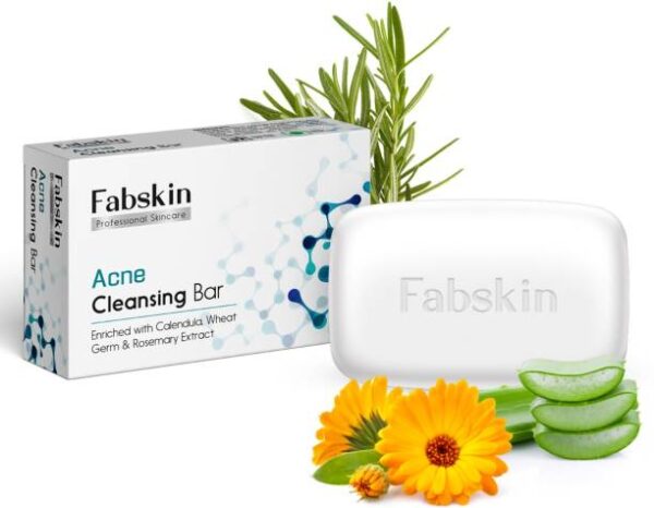 Fabskin Calendula Soap For Acne, Face, Back & Body Acne Soap Wash, Anti Acne & Pimple