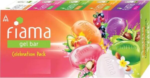 FIAMA Celebration Pack of 5 Unique Gel Bars