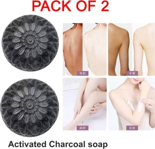 Nainital Activated Charcoal Bath Soap, Anti-Pollution Effect (Pack of 1) (1 x 100 g)