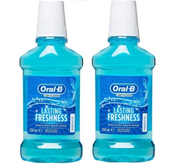 Oral-B Complete Mouthwash Lasting Freshness Arctic Mint , 250ml Pack of 2